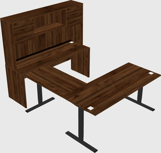 Sit-to-stand U-shaped Desk