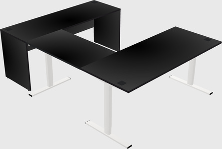 Sit-to-stand U-shaped Desk