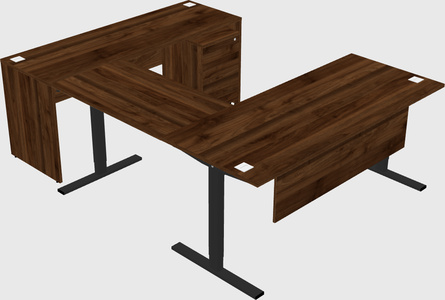 Sit-to-stand U-shaped Desk