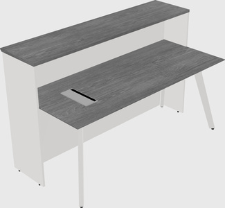 Rectangular Reception Desk
