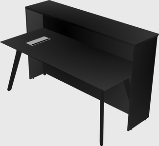 Rectangular reception desk