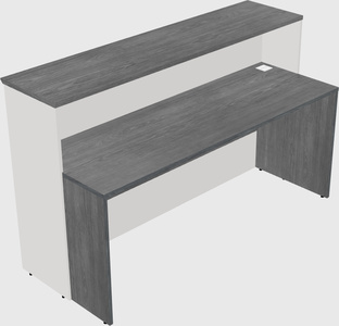 Rectangular Reception Desk