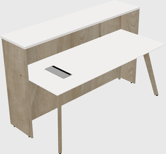 Rectangular Reception Desk