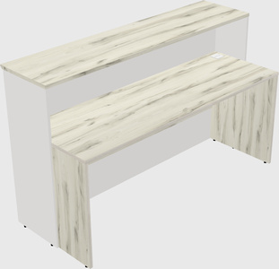 Rectangular Reception Desk