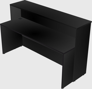 Rectangular reception desk