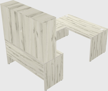 U-shaped desk