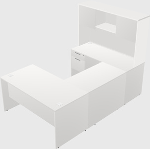 U-shaped desk