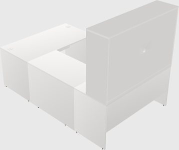 U-shaped desk