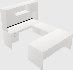 U-shaped desk