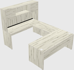 U-shaped desk