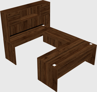 U-shaped desk