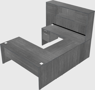 U-shaped desk