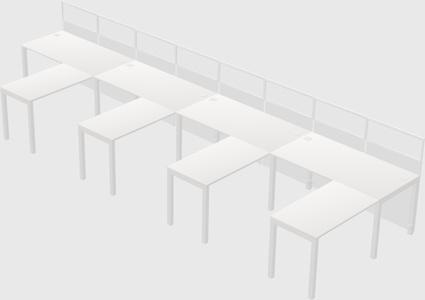 Cubicolo condiviso a forma di l