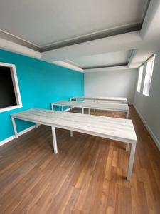 L-shaped desk
