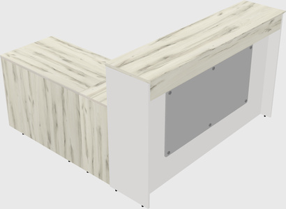 L-shaped Reception Desk