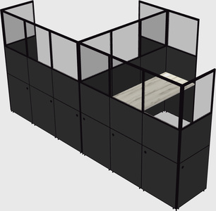 L-shaped panel system