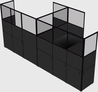 L-shaped panel system