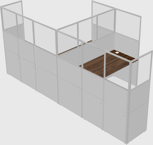 L-shaped panel system