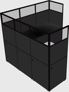L-shaped panel system
