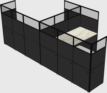 L-shaped panel system