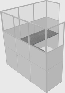 L-shaped panel system