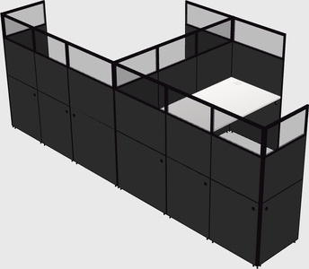 L-shaped panel system