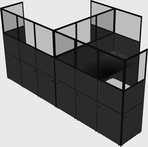 L-shaped panel system
