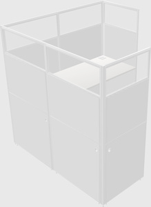 L-shaped panel system
