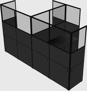 L-shaped panel system