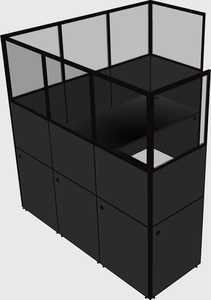 L-shaped panel system