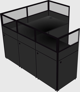 L-shaped panel system
