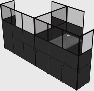 L-shaped panel system