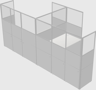 L-shaped panel system