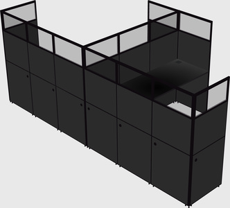L-shaped panel system