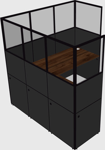 L-shaped panel system