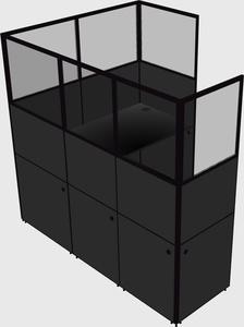 L-shaped panel system