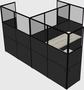 L-shaped panel system