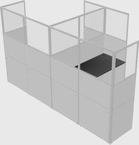 L-shaped panel system
