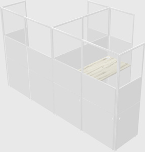 L-shaped panel system