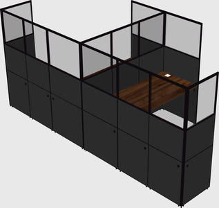 L-shaped panel system