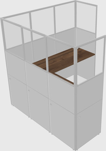 L-shaped panel system