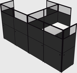 L-shaped panel system