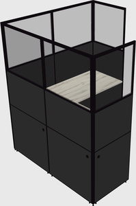 L-shaped panel system
