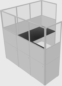 L-shaped panel system