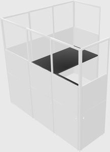 L-shaped panel system