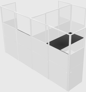 L-shaped panel system