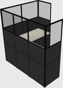 L-shaped panel system