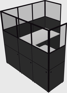 L-shaped panel system