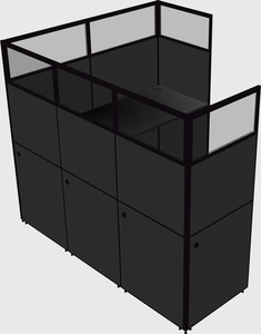 L-shaped panel system