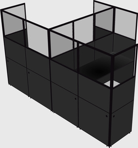 L-shaped panel system